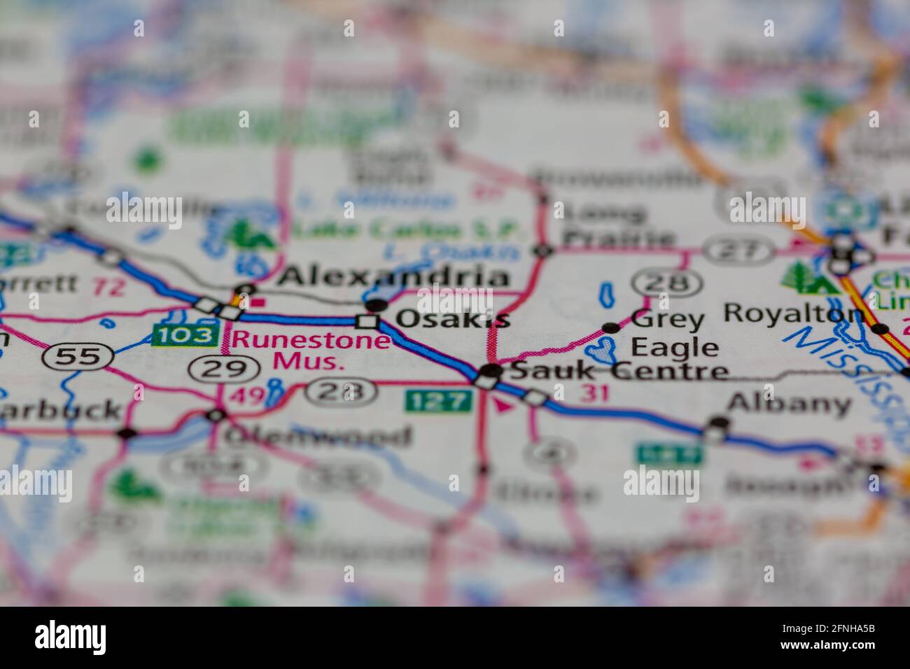 Map of osakis hires stock photography and images Alamy