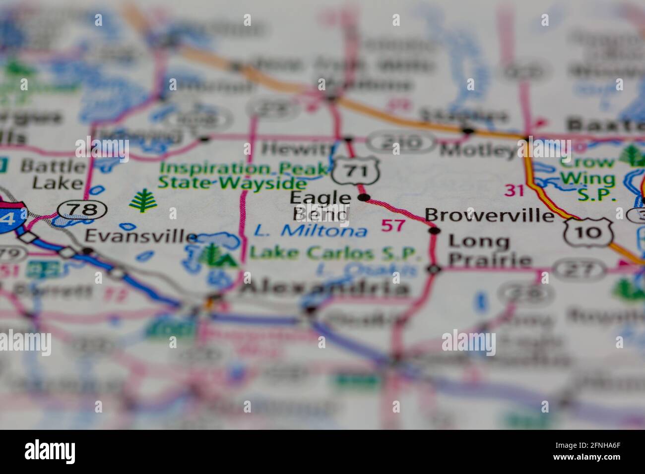 Map of eagle bend hires stock photography and images Alamy