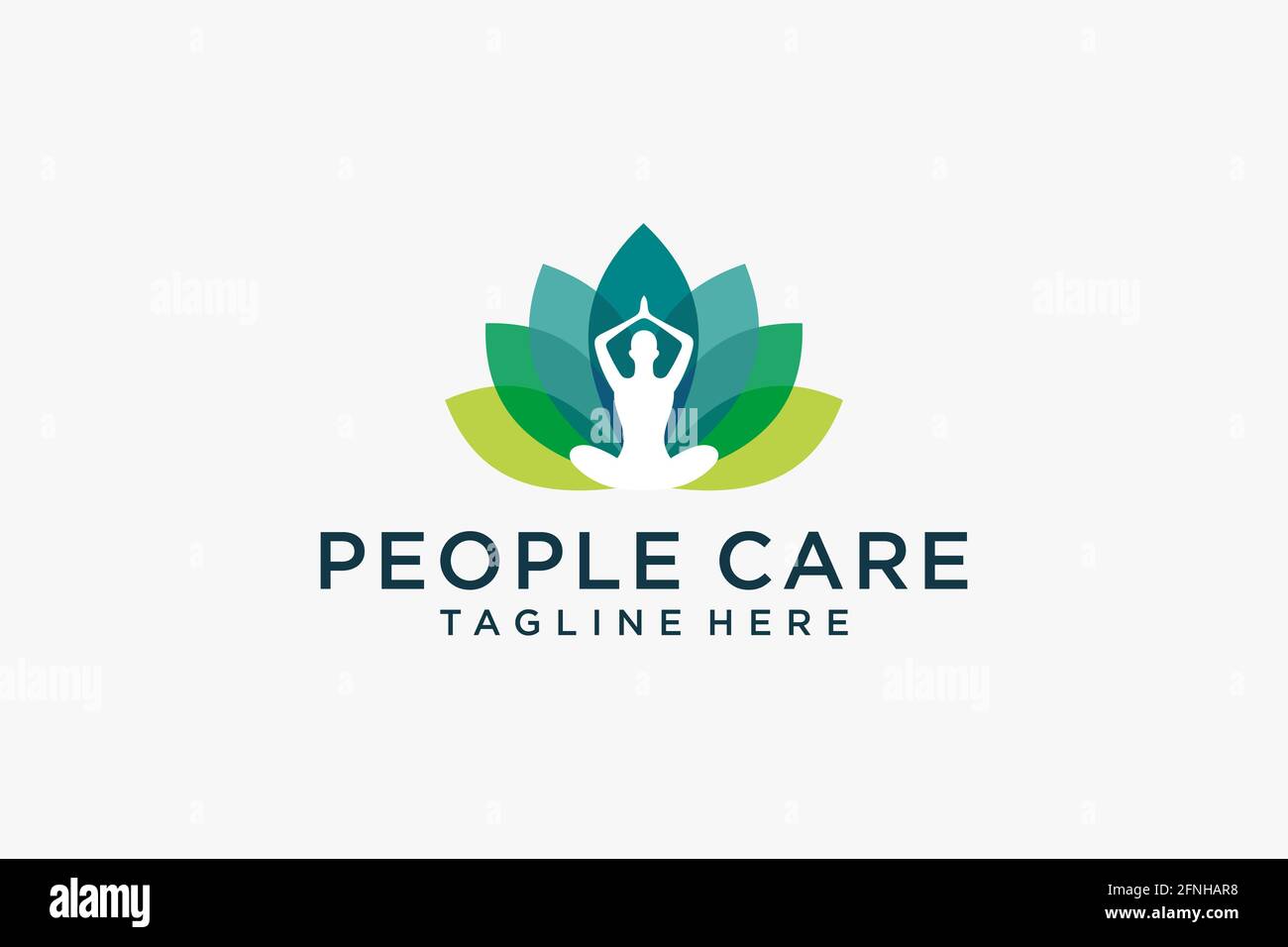 Social Humanity People Logo. Flat Vector Logo Design Template. Stock Vector