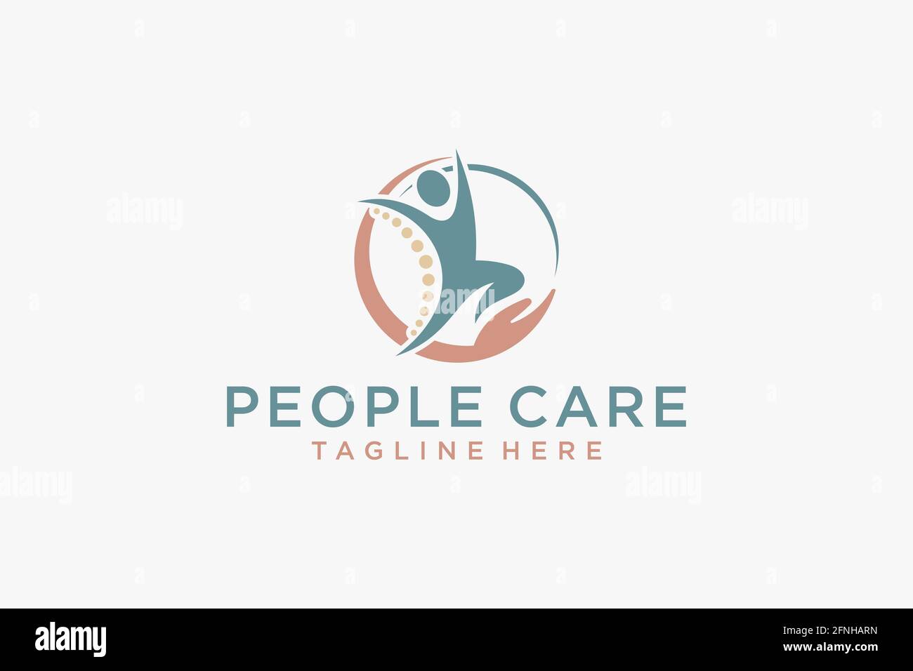 Social Humanity People Logo. Flat Vector Logo Design Template. Stock Vector