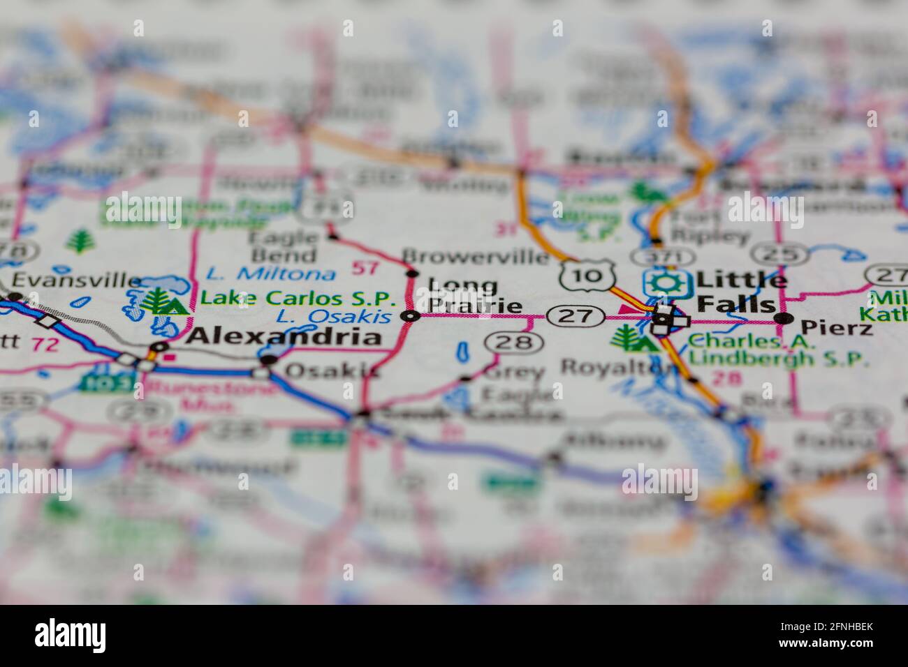 Map of long prairie hires stock photography and images Alamy