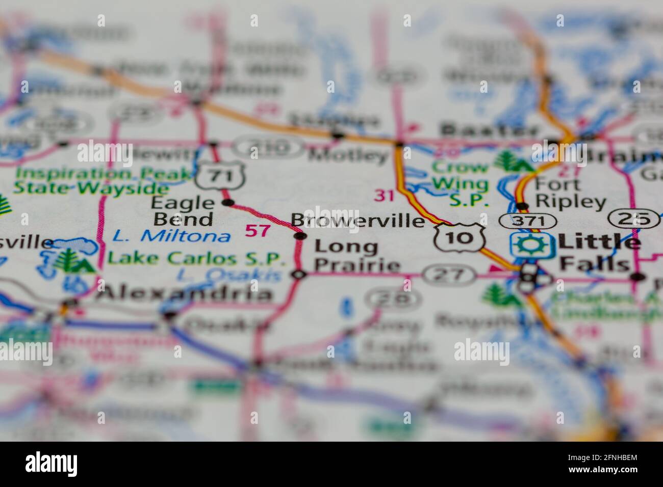 Map of browerville hires stock photography and images Alamy