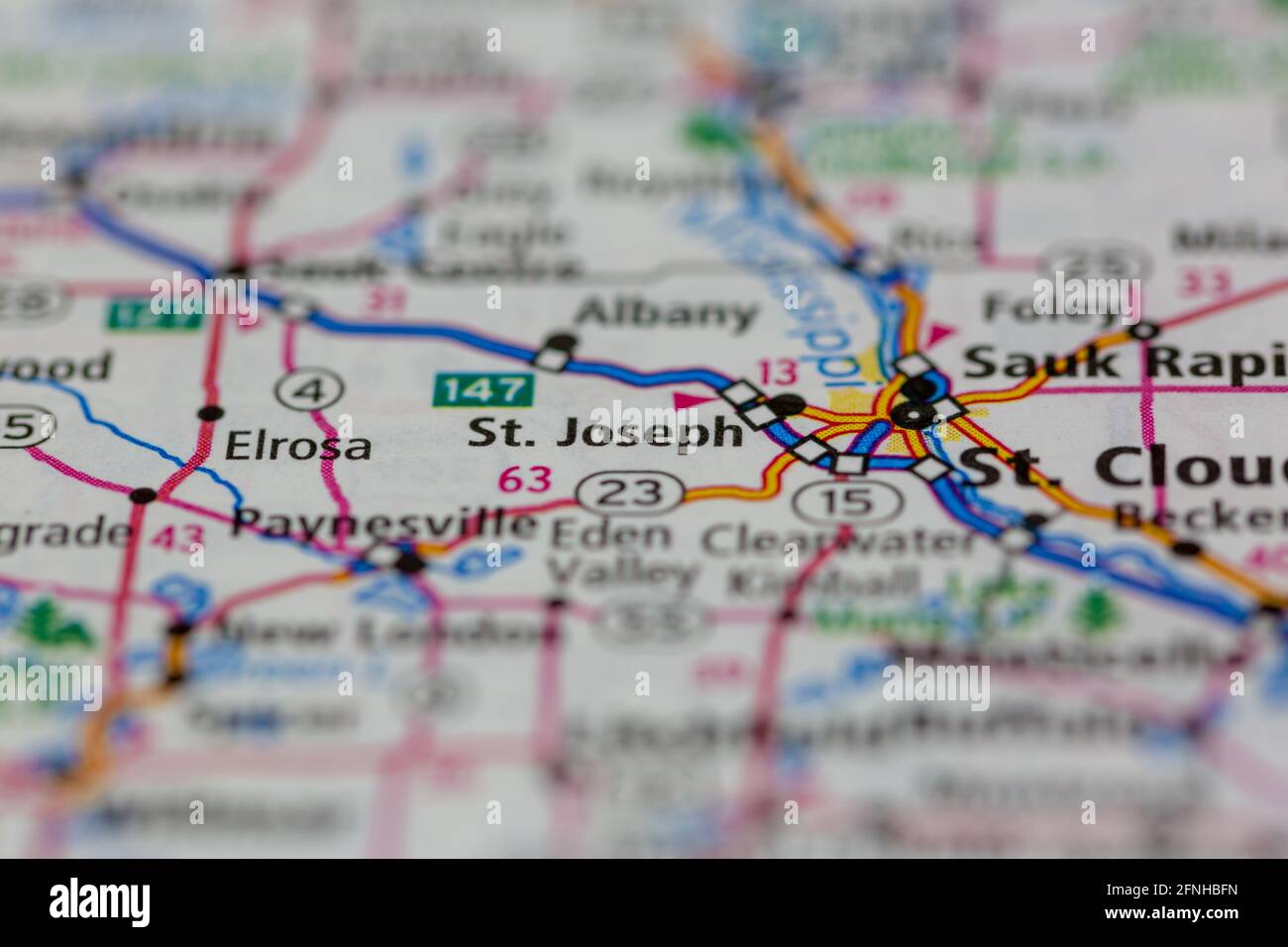 St Joseph Mn Map 05-17-2021 Portsmouth, Hampshire, Uk, St Joseph Minnesota Usa Shown On A  Geography Map Or Road Map Stock Photo - Alamy