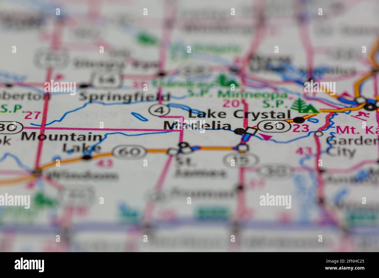 Map of lake madelia hires stock photography and images Alamy