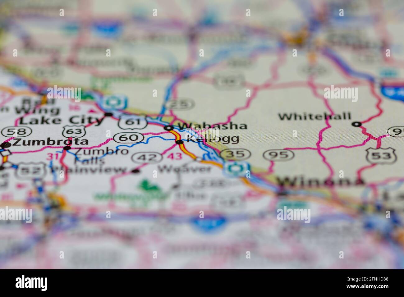 Map of kellogg minnesota hires stock photography and images Alamy