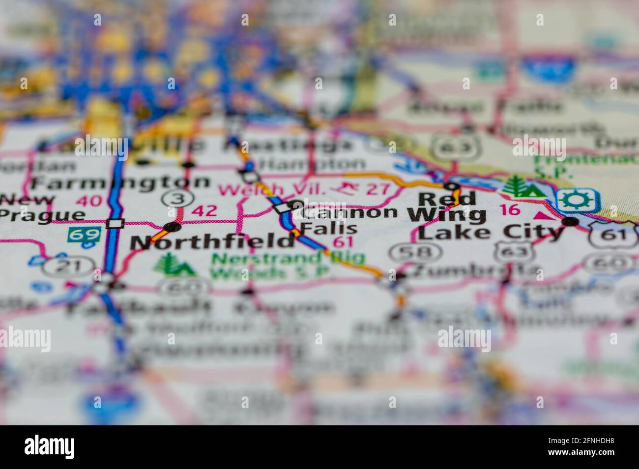 Cannon falls map hires stock photography and images Alamy