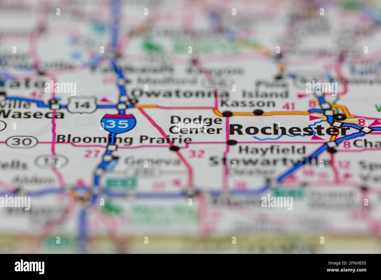 Dodge center minnesota map hires stock photography and images Alamy