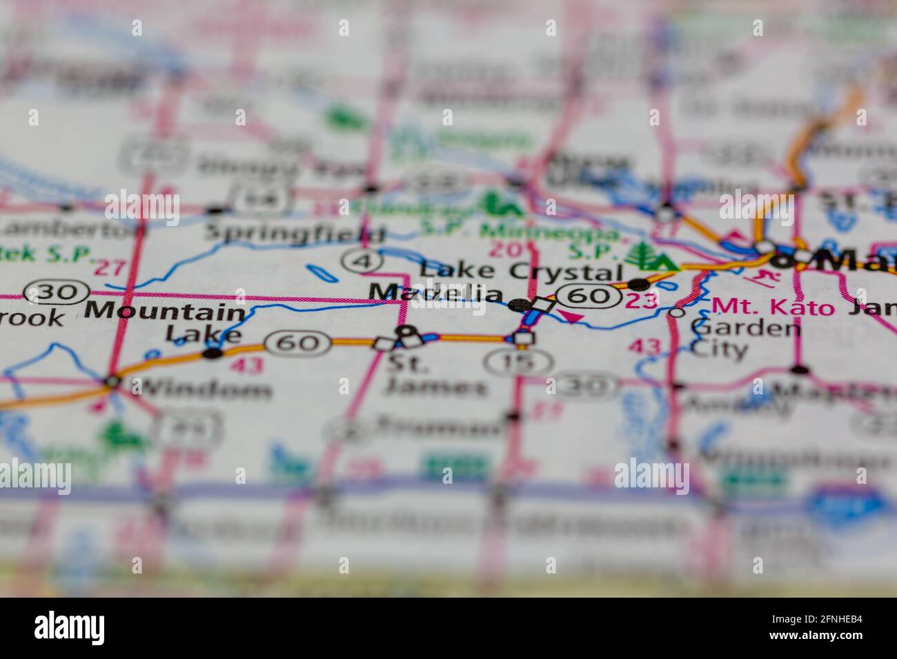 Map of lake madelia minnesota hires stock photography and images Alamy