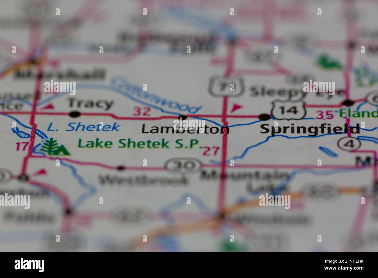 Map of lamberton minnesota hires stock photography and images Alamy