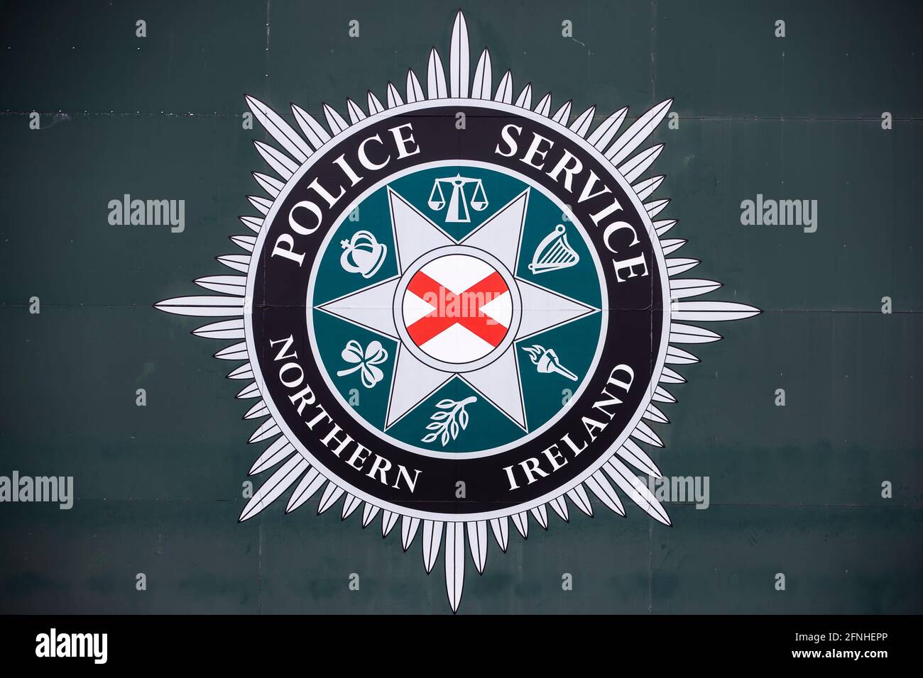 PSNI Chief Constable Simon Byrne speaking to the media at PSNI College Garnerville, he has welcome the findings of todayÕs HMICFRS inspection report. Picture date: Monday May 17, 2021. Stock Photo