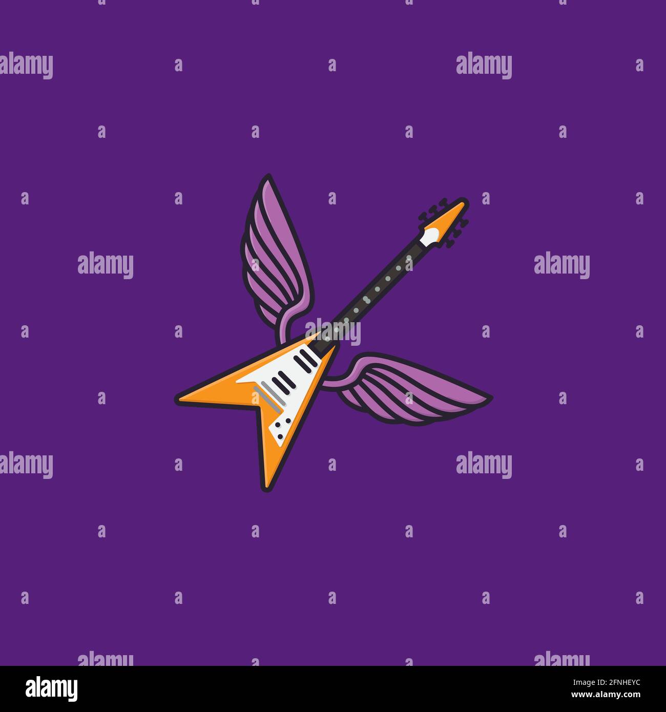 V shaped wings Stock Vector Images Alamy