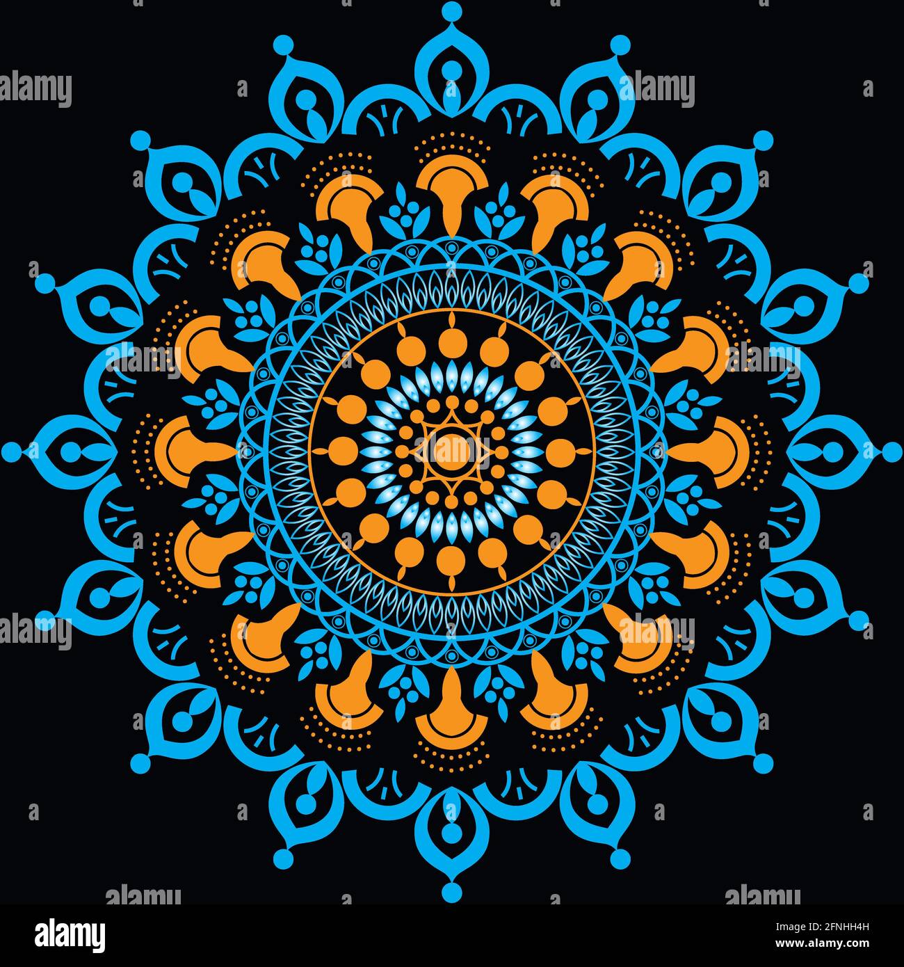 Luxurious Beautiful Mandala Design illustrator vector mandala background  Design Stock Photo - Alamy