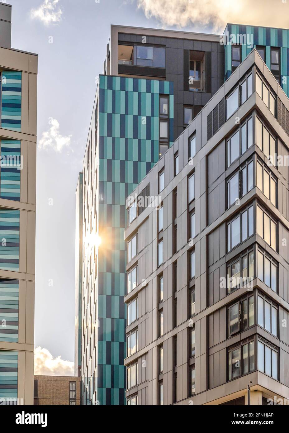 Downtown Sheffield city centre South Yorkshire modern office