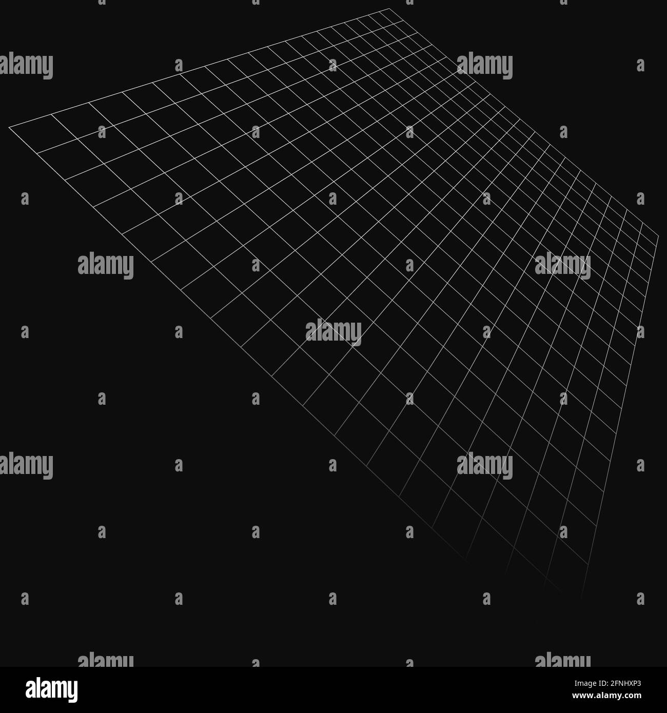 Spatial Wireframe Wireframe, lattice, grating and trellis vanishing, diminishing in 3D ...