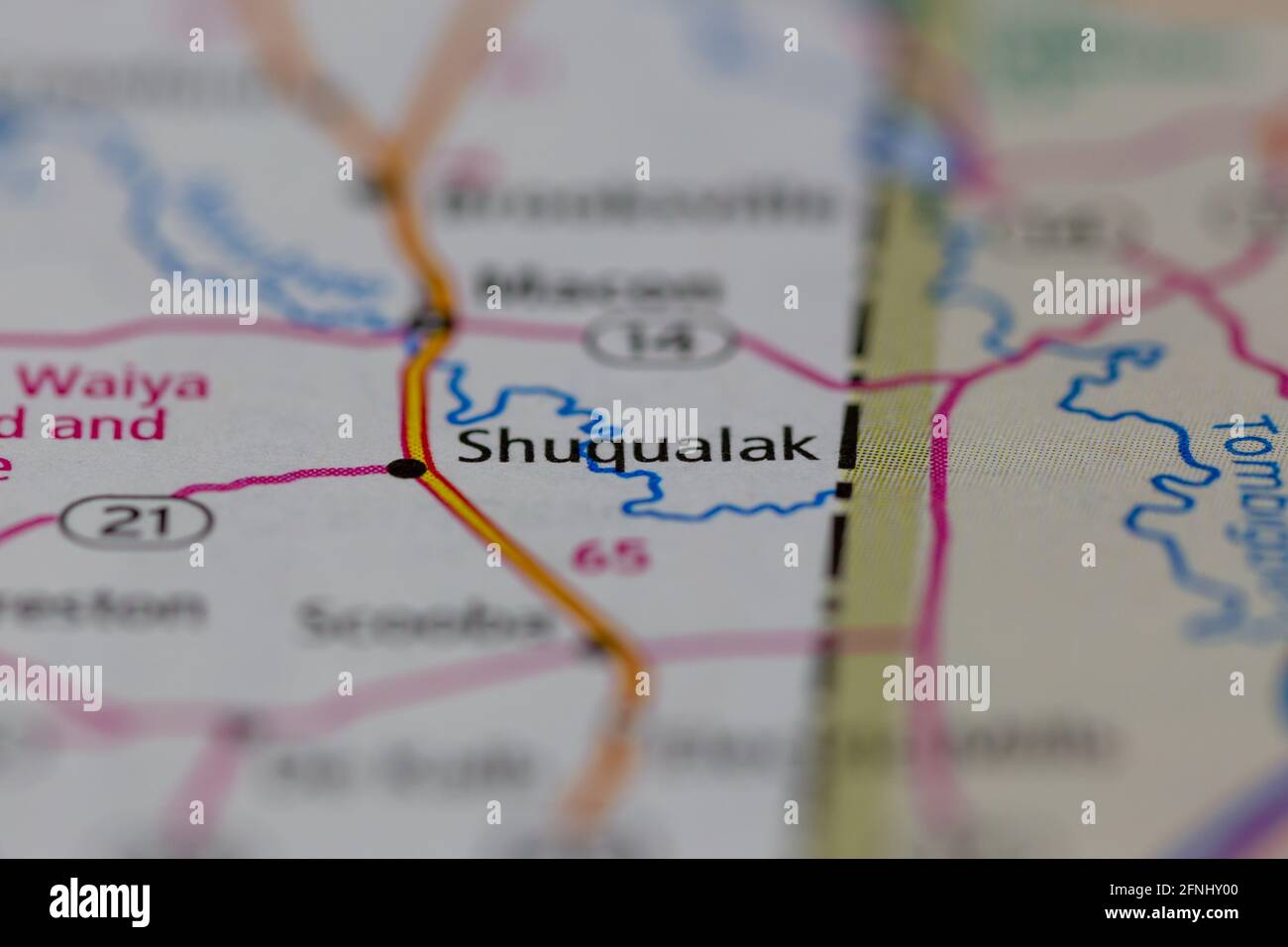 Map of shuqualak mississippi hires stock photography and images Alamy