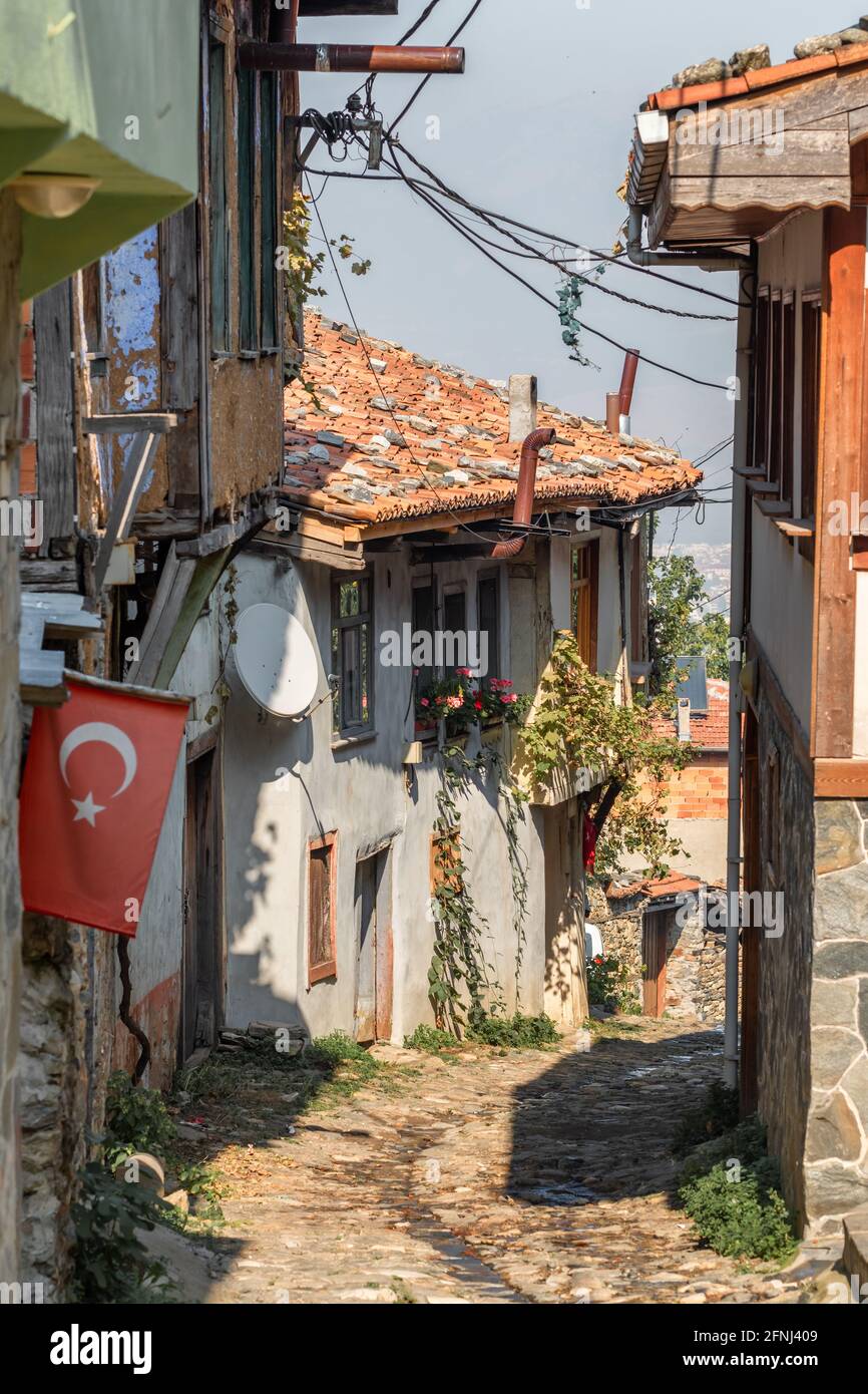 Cumalikizik village is an old Ottoman village in Bursa, Turkey Stock Photo