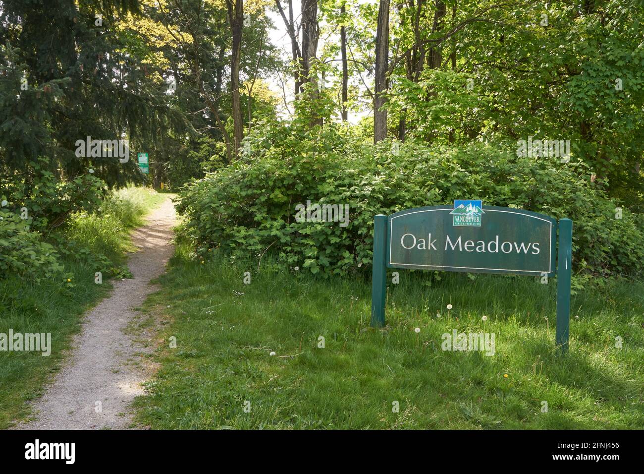 Oak Meadows park in Vancouver, British Columbia, Canada Stock Photo