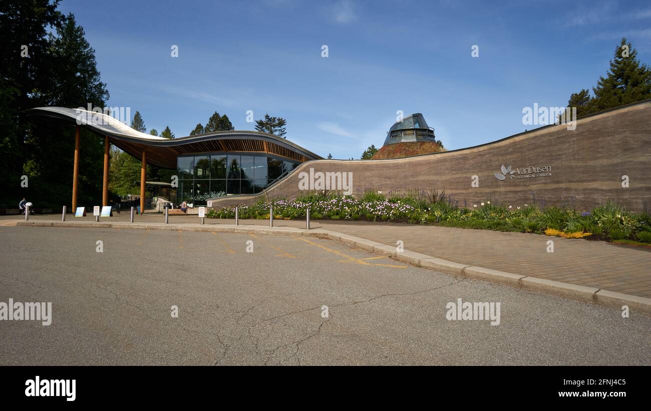 Visitor Centre at VanDusen Botanical Garden in Vancouver, BC, Canada Stock Photo