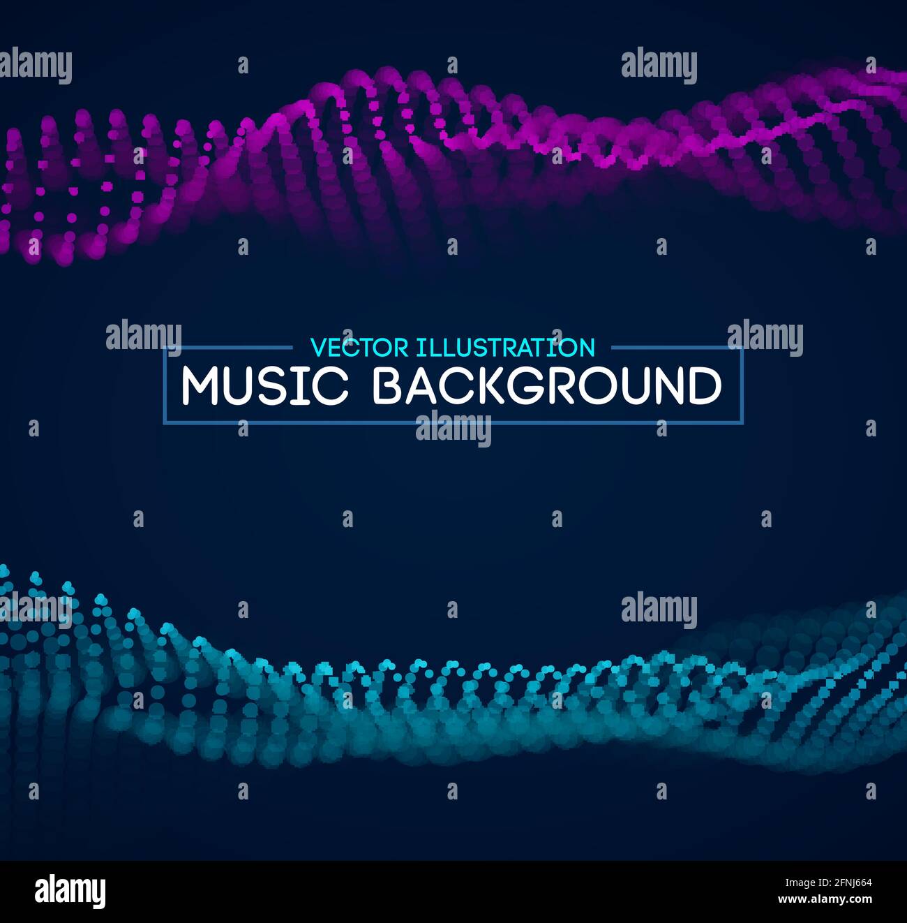 Music Background Blue abstract futuristic background. Future technology