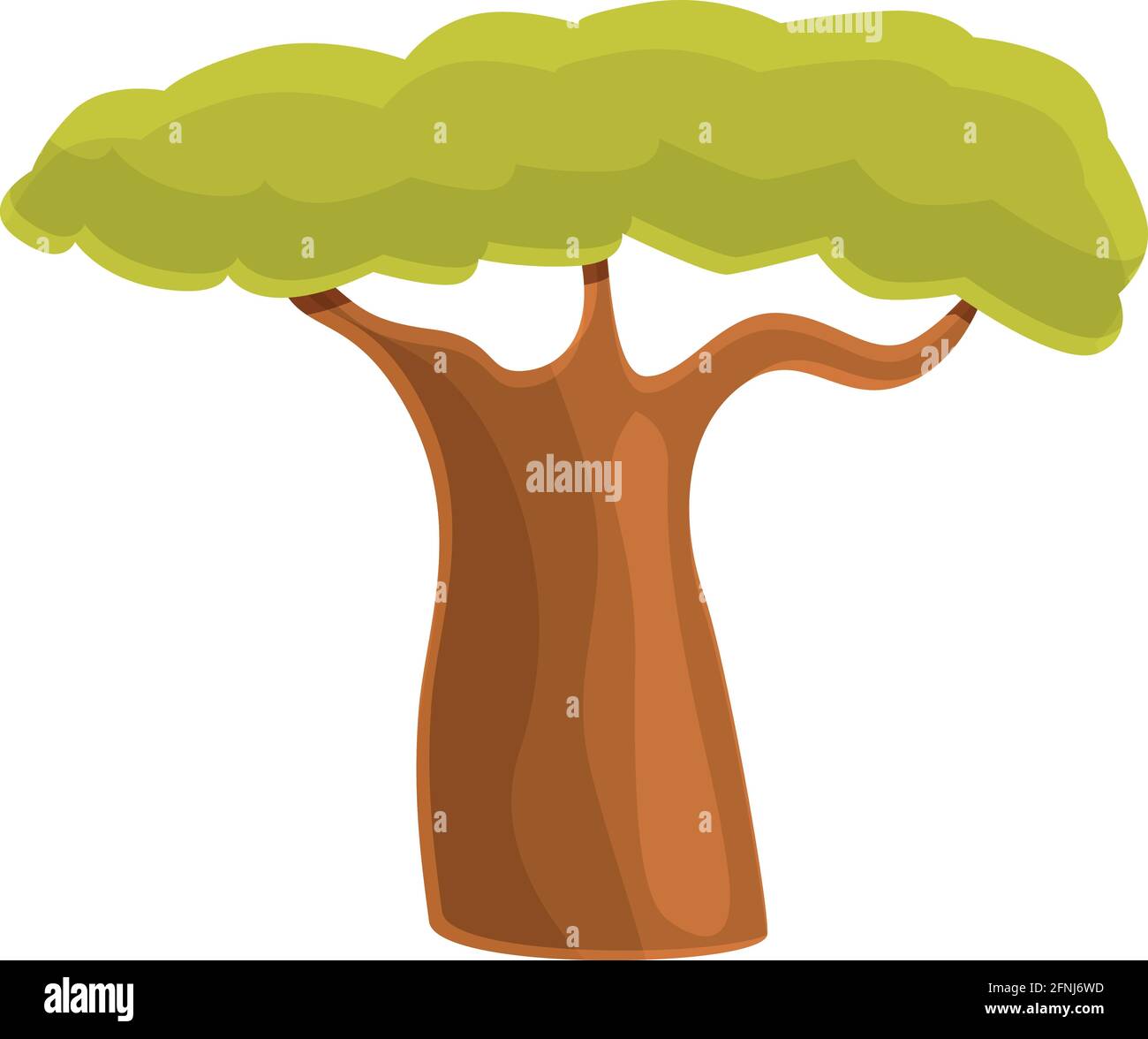 Wildlife baobab icon. Cartoon of Wildlife baobab vector icon for web