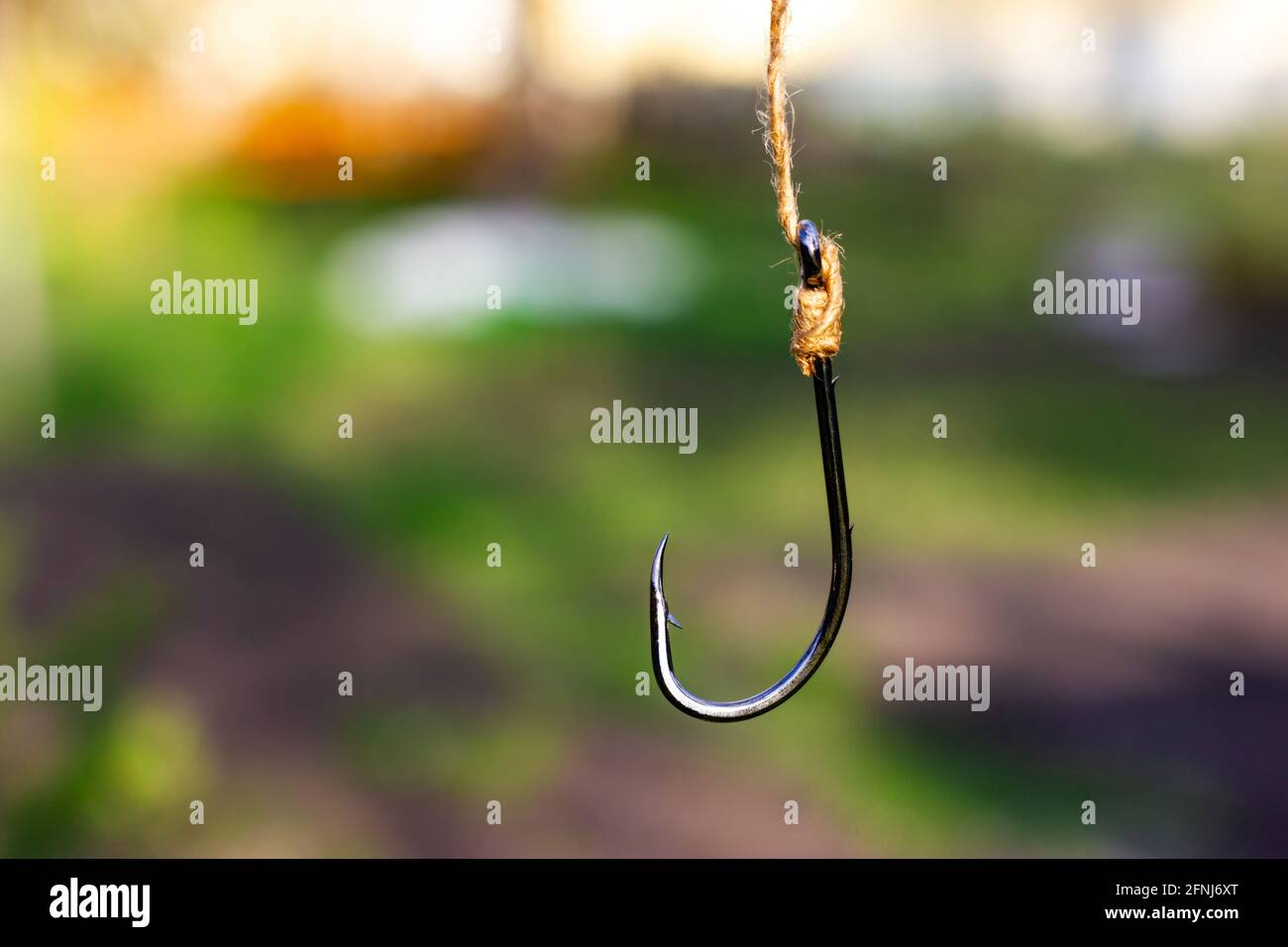 Fishing hook no bait hi-res stock photography and images - Alamy