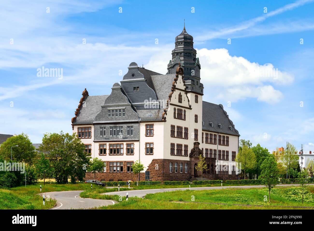 Ernst-Ludwig-Schule in Worms, Germany Stock Photo