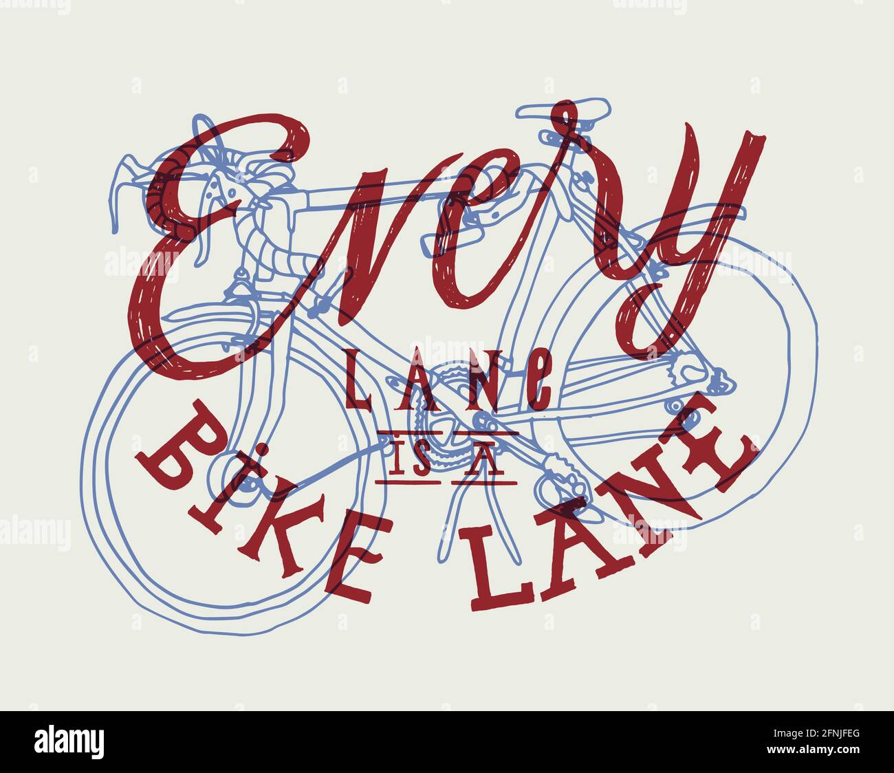 Every lane is sale a bike lane