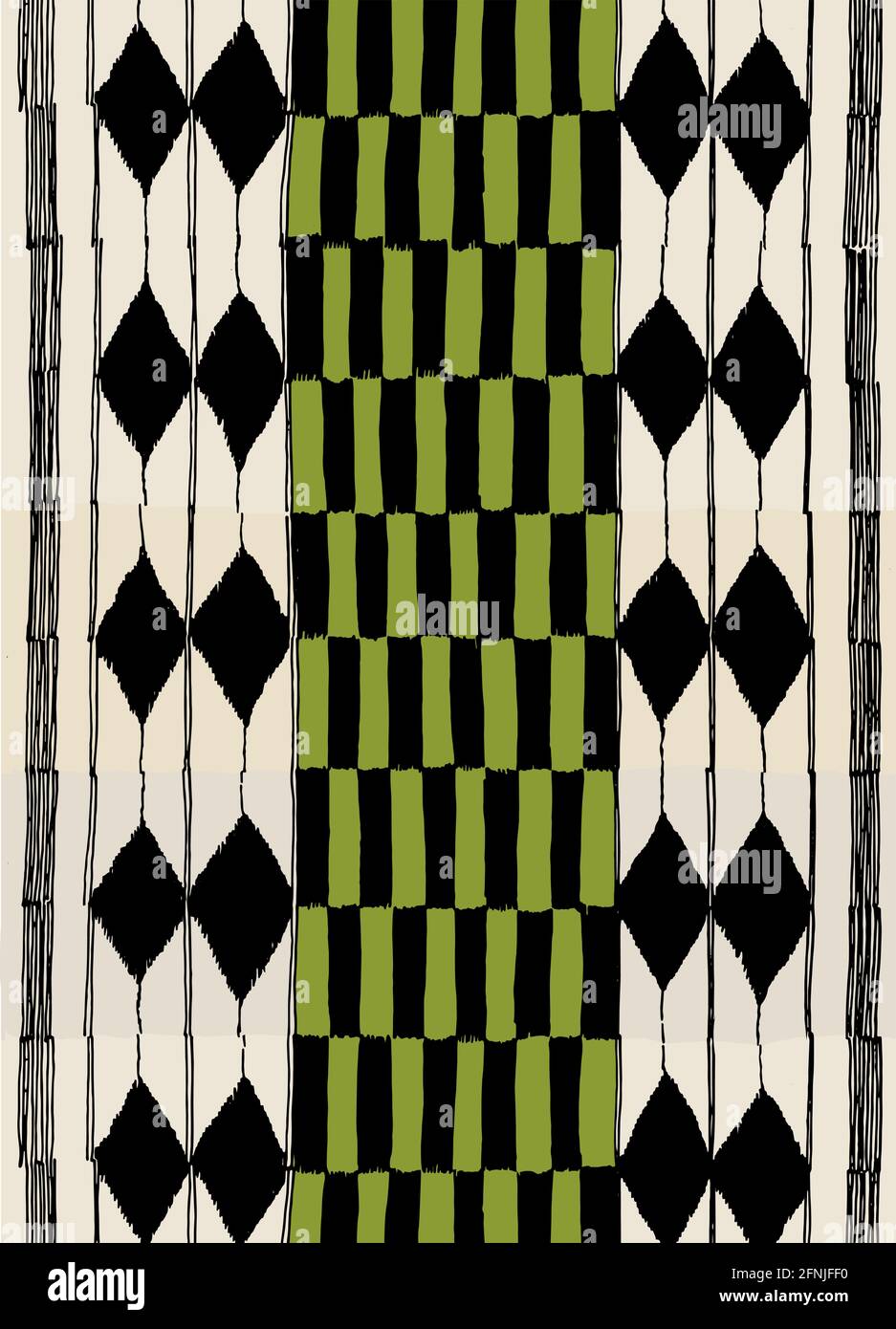ancient tribal boho rug geometry seamless pattern vector Stock Vector
