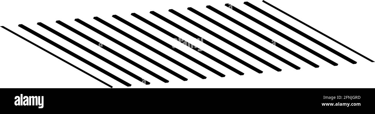 Grid, mesh of dynamic diagonal, oblique lines, stripes – Stock vector ...