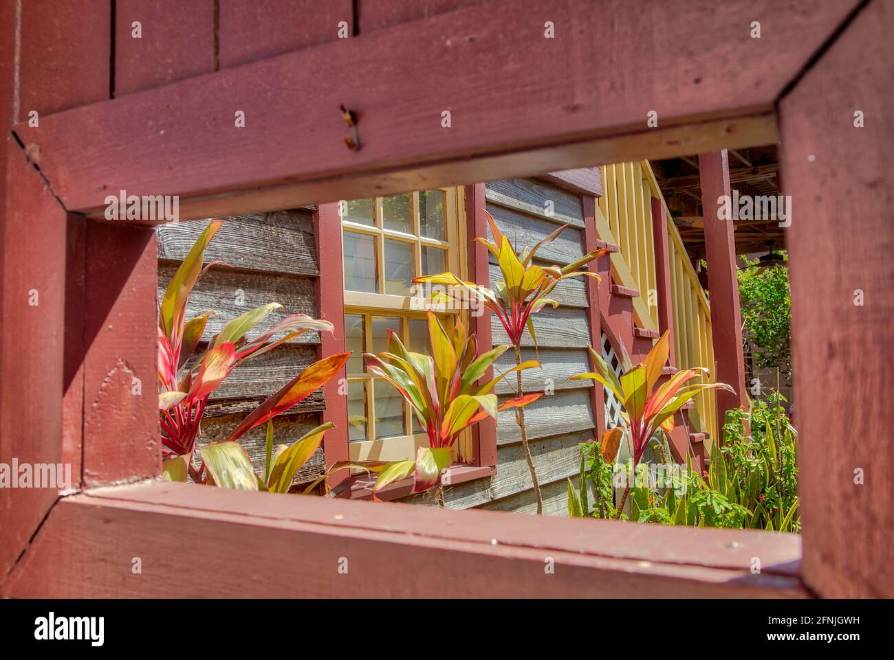 St Augustine Window Stock Photo Alamy