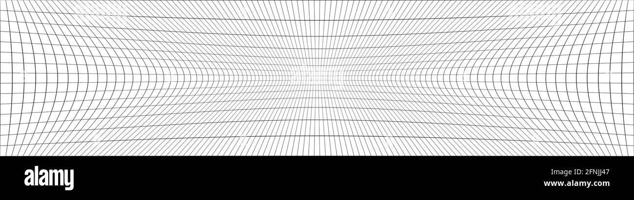 Squeeze long, oblong irregular rectangular wire-frame, grid, mesh ...