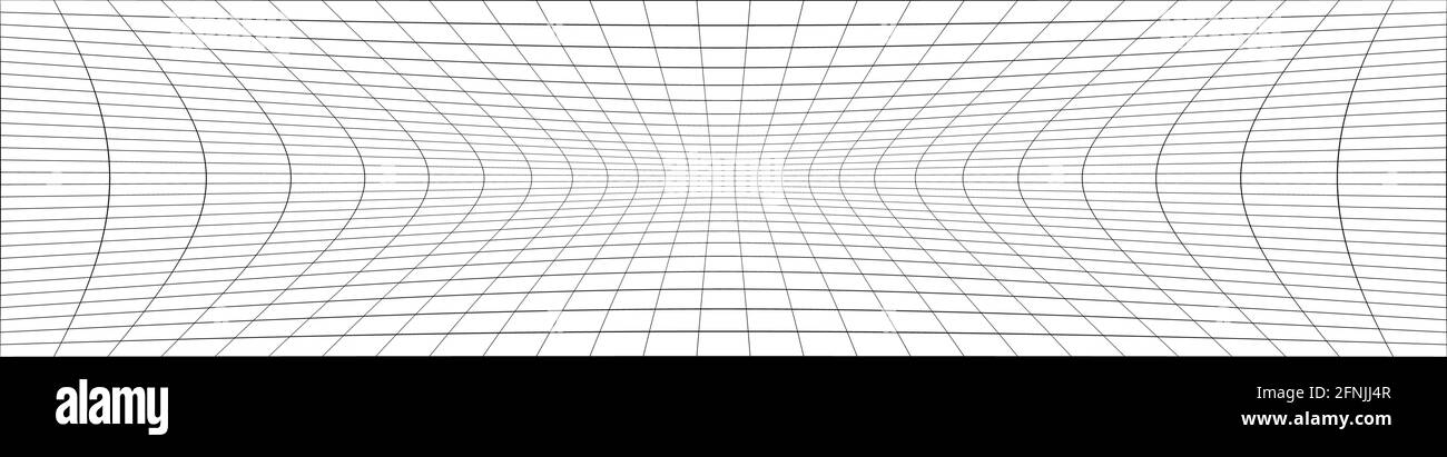 Squeeze long, oblong irregular rectangular wire-frame, grid, mesh ...