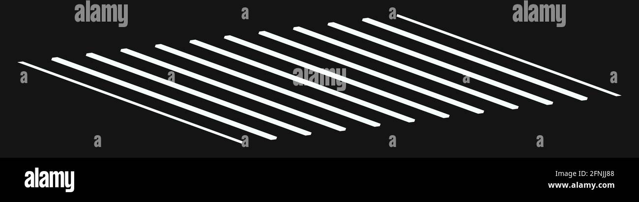 Grid, mesh of dynamic diagonal, oblique lines, stripes – Stock vector ...