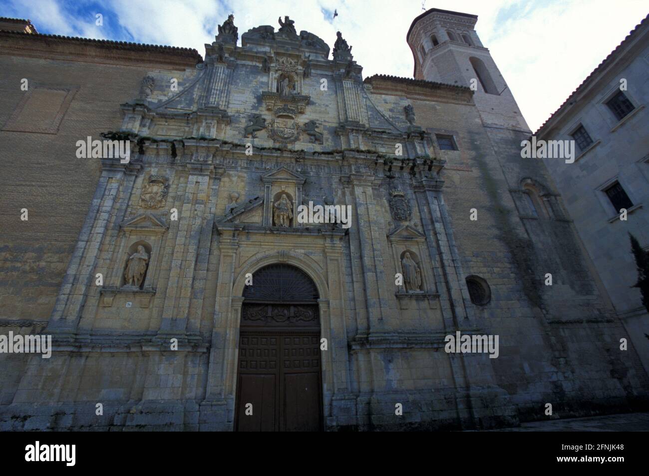 Facade of Real Monasterio de San Zoilo , Carrion de los Condes, Palencia province, Castilla y Leon, Spain Stock Photo