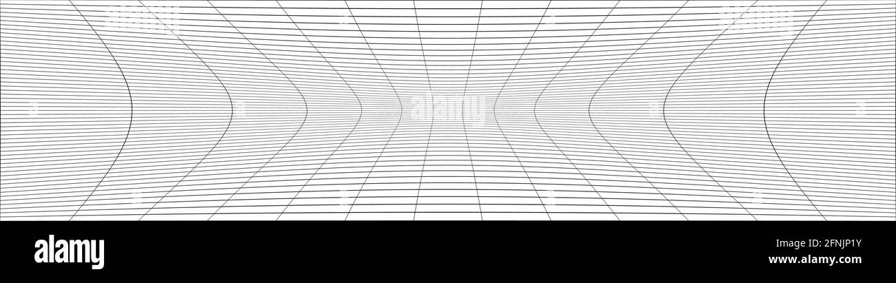Squeeze long, oblong irregular rectangular wire-frame, grid, mesh ...