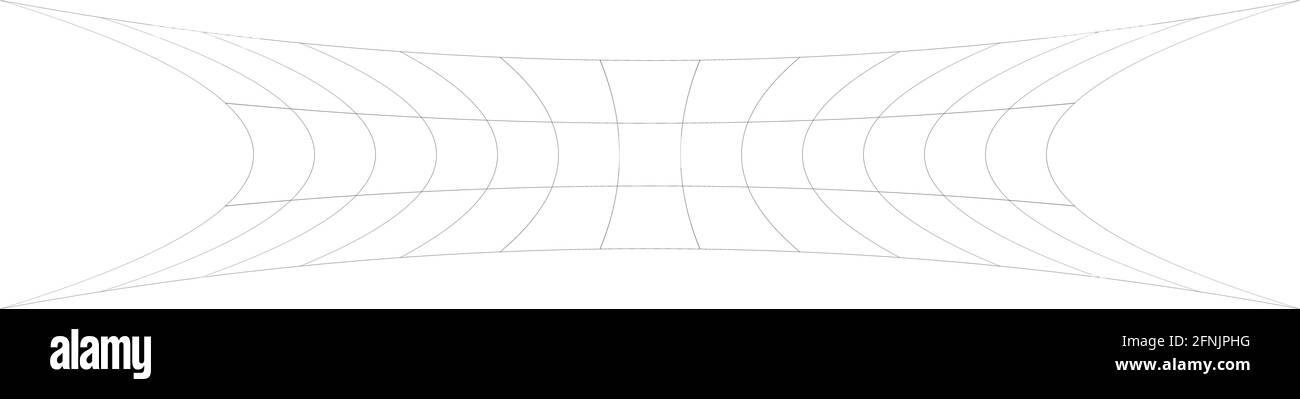 Squeeze long, oblong irregular rectangular wire-frame, grid, mesh ...