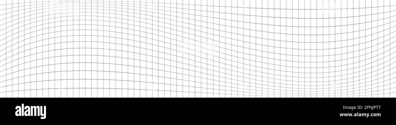Wavy, ripple, curved distort effect long, oblong irregular rectangular ...