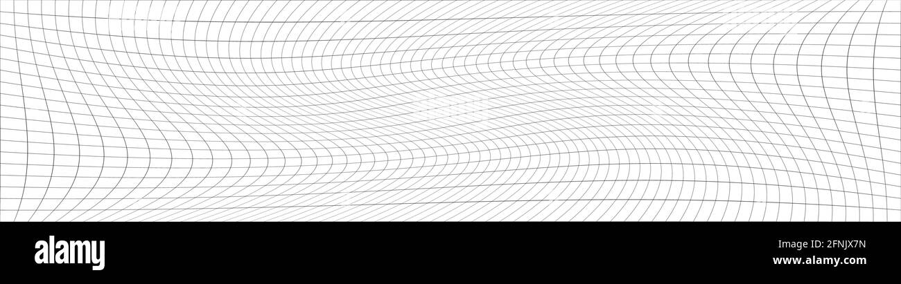 Wavy, ripple, curved distort effect long, oblong irregular rectangular ...