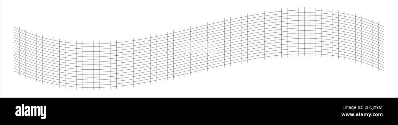 Wavy, ripple, curved distort effect long, oblong irregular rectangular ...