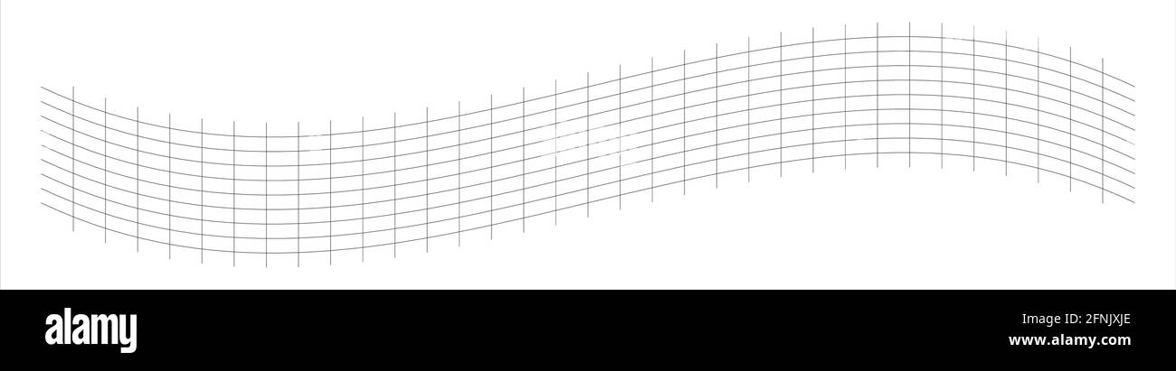 Wavy, ripple, curved distort effect long, oblong irregular rectangular ...
