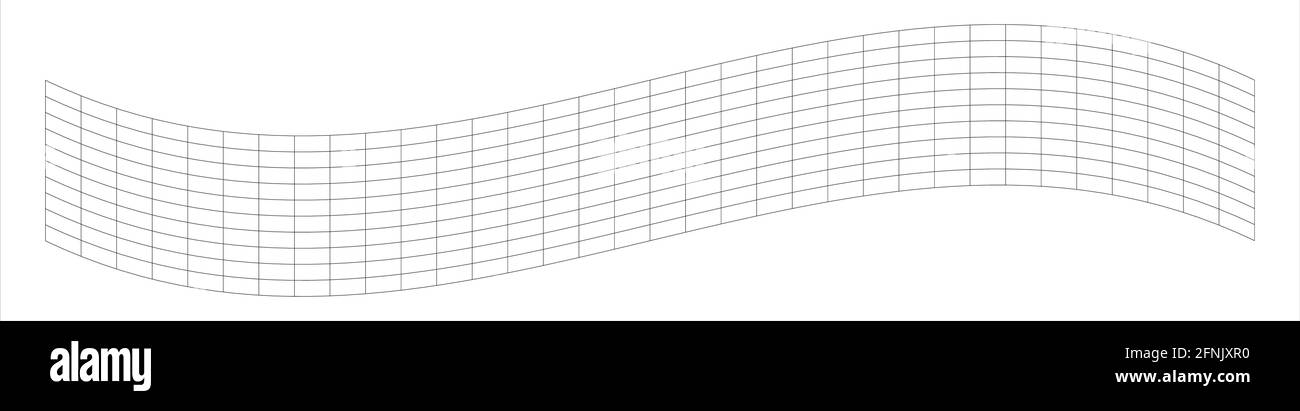 Wavy, ripple, curved distort effect long, oblong irregular rectangular ...