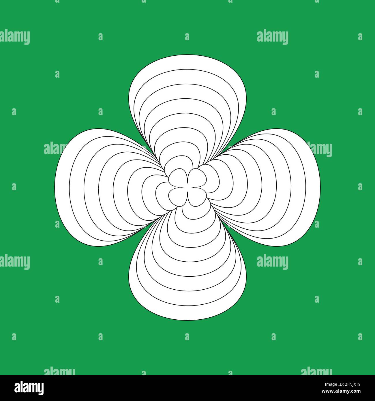 Simple, basic mandala motif icon symbol – Stock vector illustration ...
