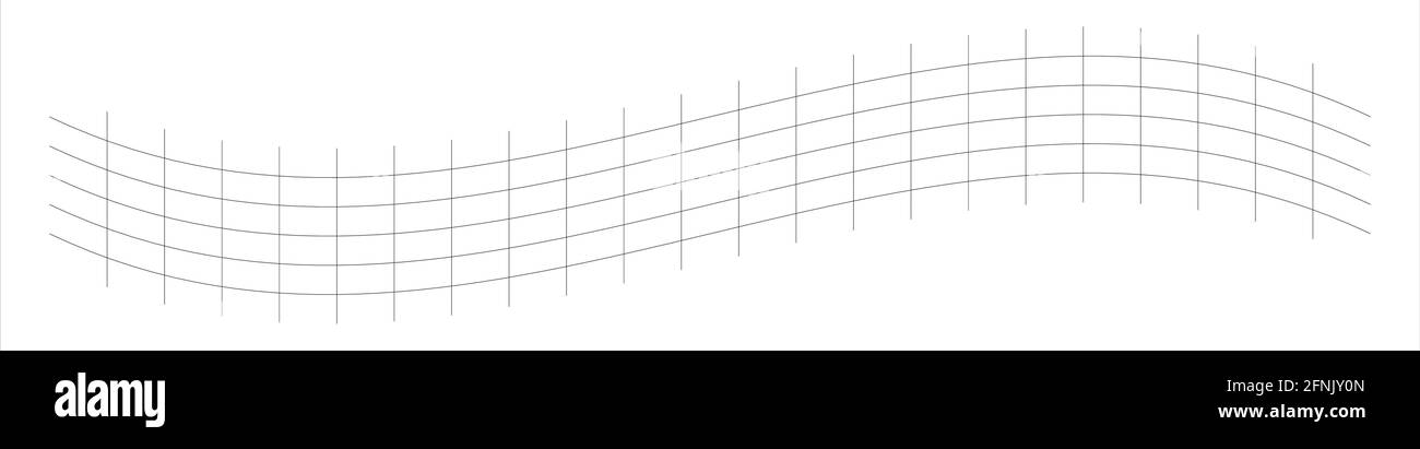 Wavy, ripple, curved distort effect long, oblong irregular rectangular ...