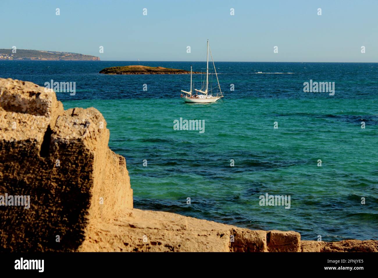 Mallorca seaside view Stock Photo