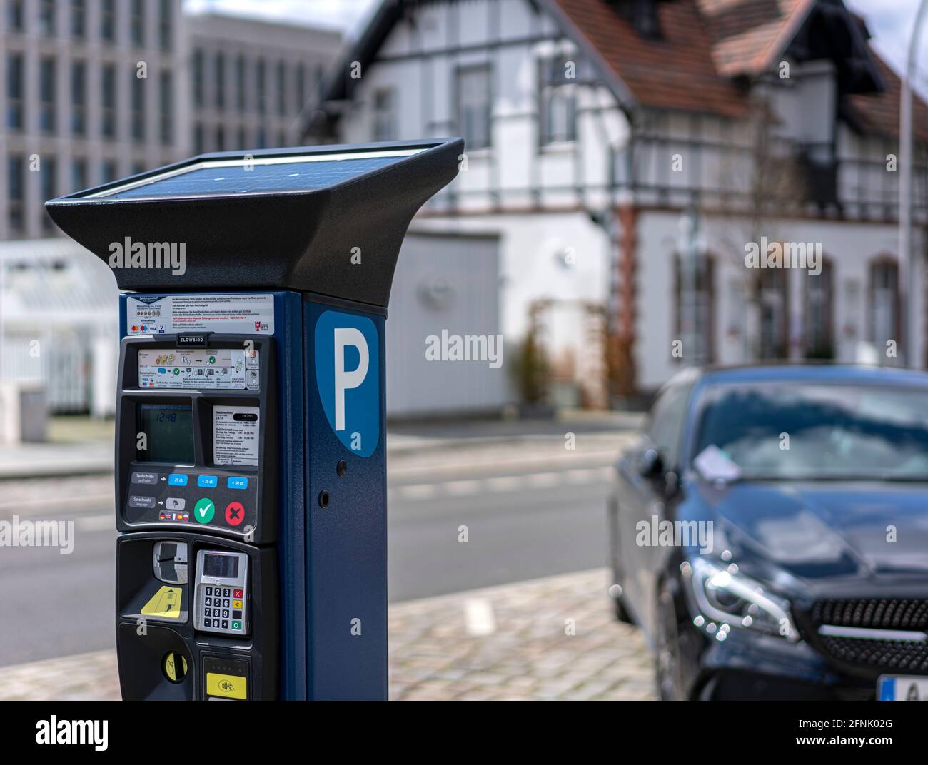 Parking Machine In Berlin Stock Photo