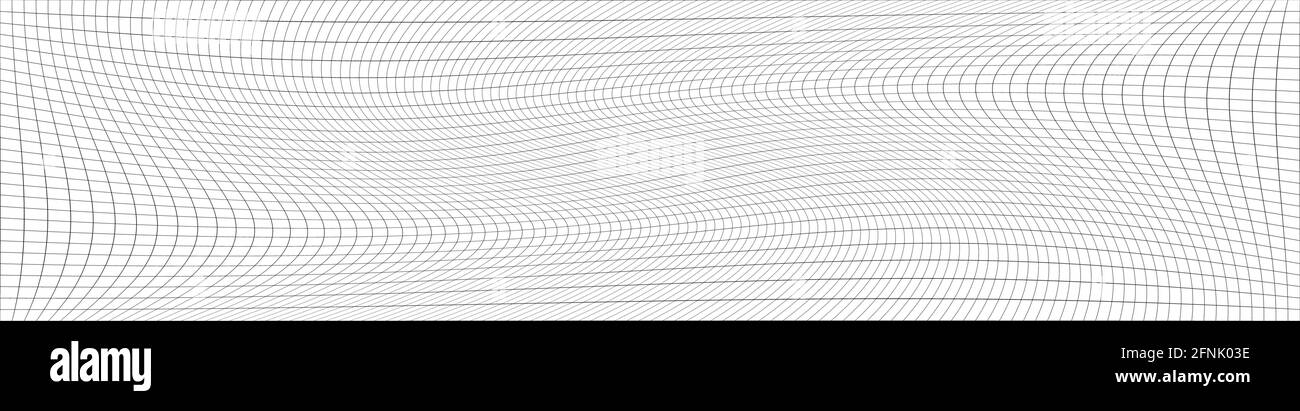 Wavy, ripple, curved distort effect long, oblong irregular rectangular ...
