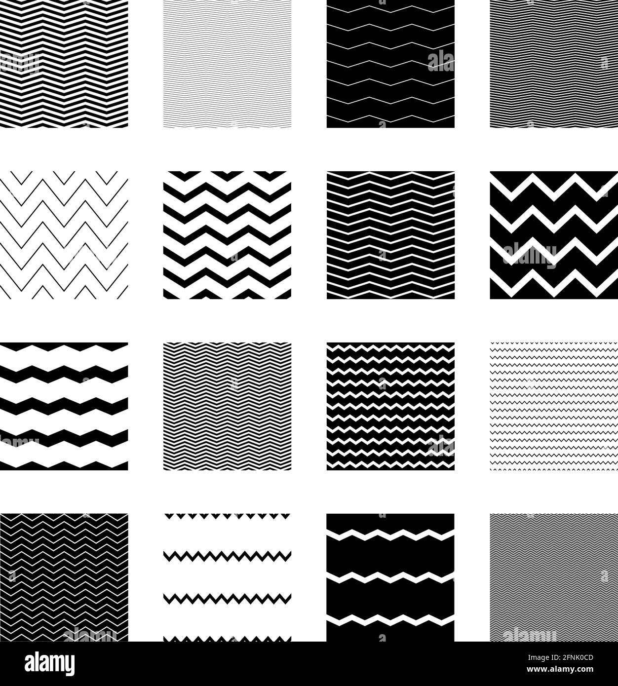 Wavy, edgy geometric lines repetitive pattern – Stock vector ...