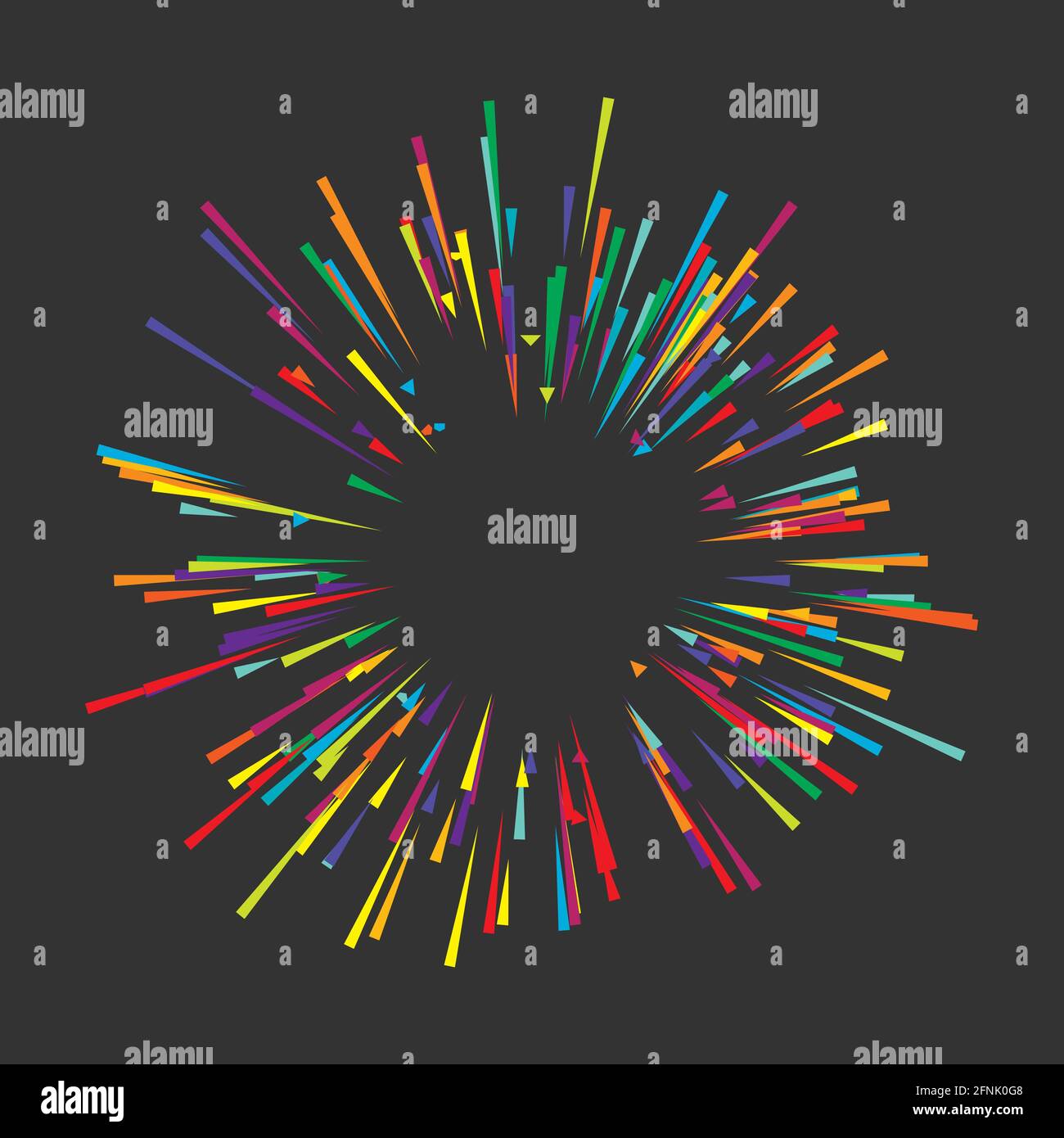 Random Radiating Paterns Radial, radiating lines beams, rays. Random lines diverging – Stock ...
