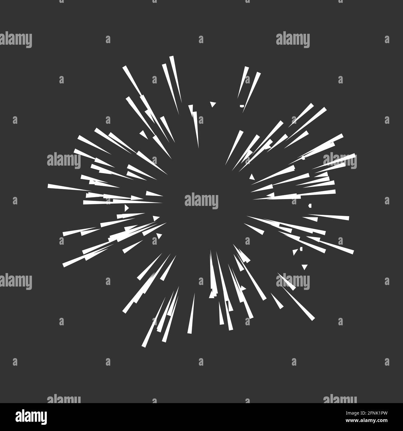 Vector Radiating Ray Radial, radiating lines beams, rays. Random lines diverging โ Stock ...