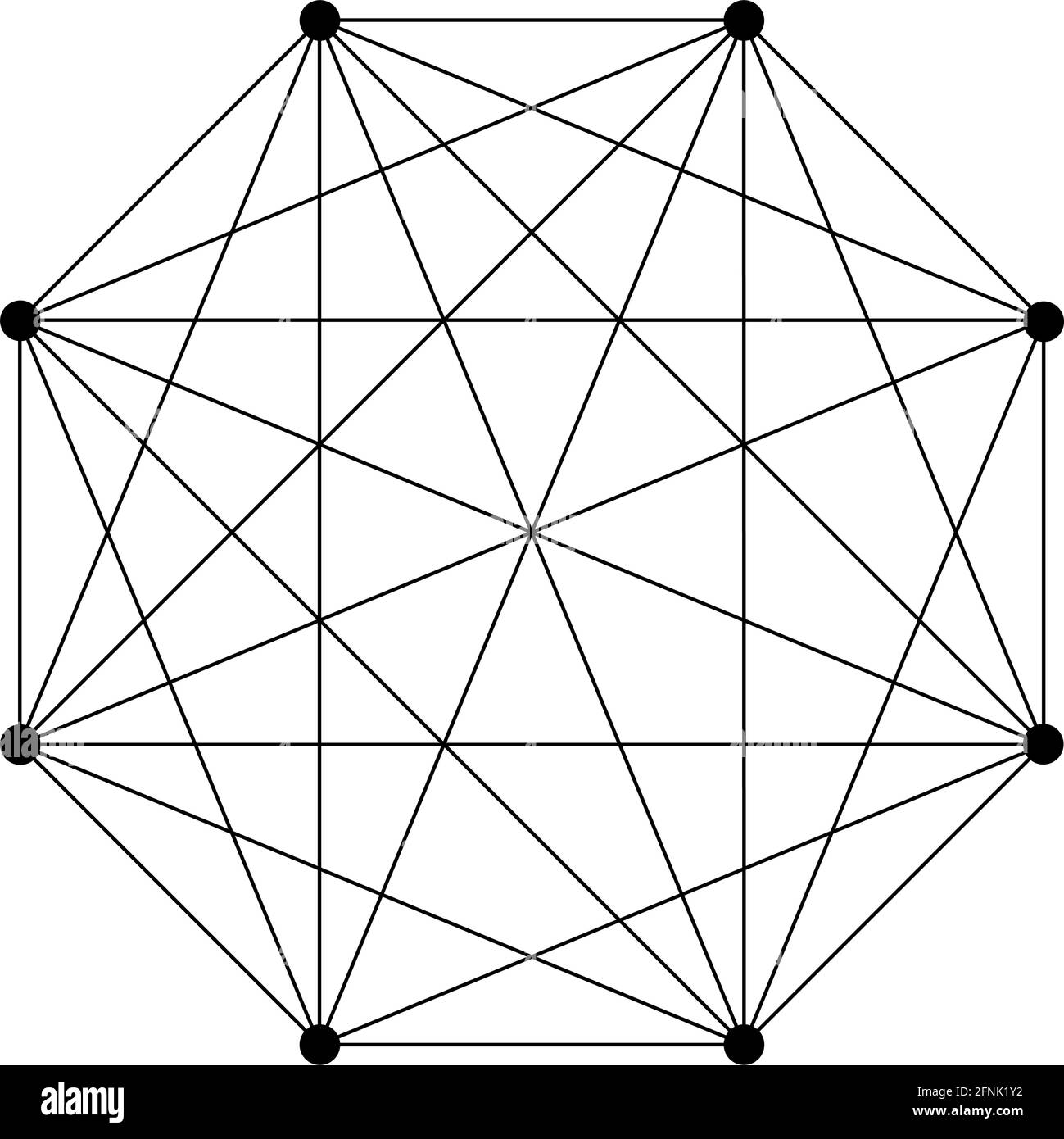Interlocking, interconnect polygon shape, elemenet – Stock vector ...
